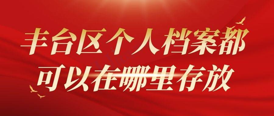 丰台区个人档案都可以在哪里存放