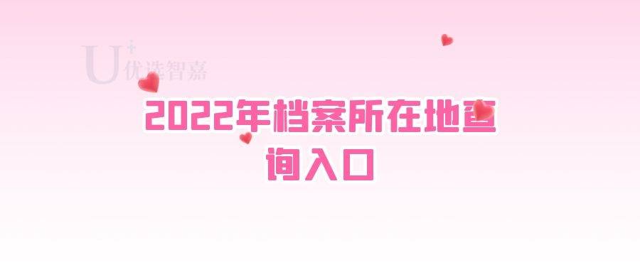 2022年档案所在地查询入口（如何查询个人档案）