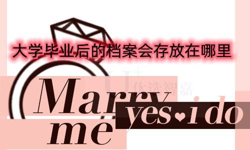 大学毕业后的档案会存放在哪里