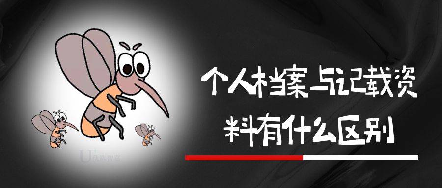 个人档案与记载资料有什么区别