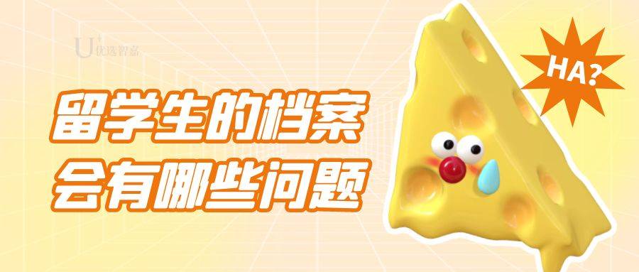 留学生的档案会有哪些问题