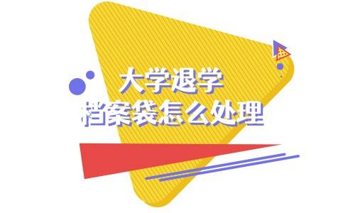 大学退学档案袋怎么处理,能自己拿着吗