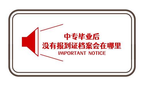 中专毕业后没有报到证档案会在哪里