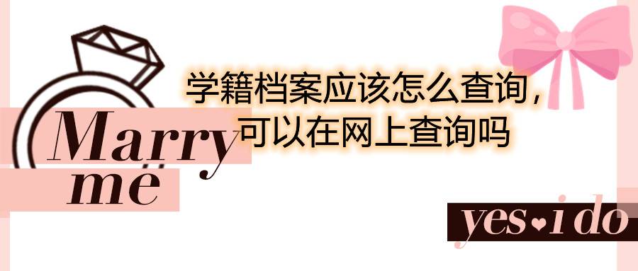 学籍档案应该怎么查询，可以在网上查询吗