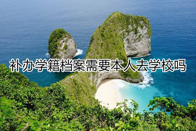 补办学籍档案需要本人去学校吗