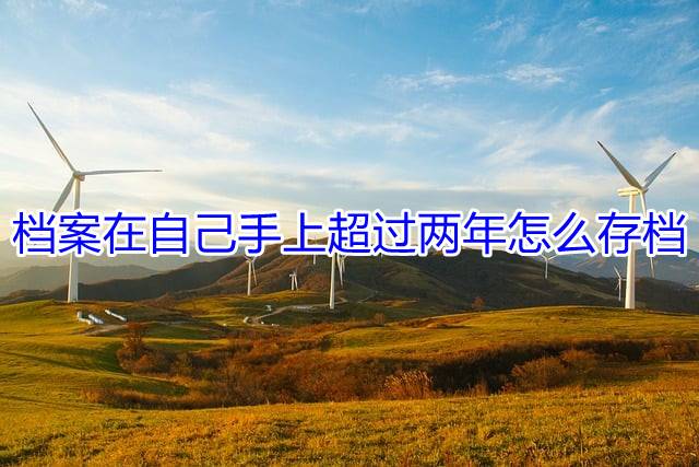 档案在自己手上超过两年怎么存档
