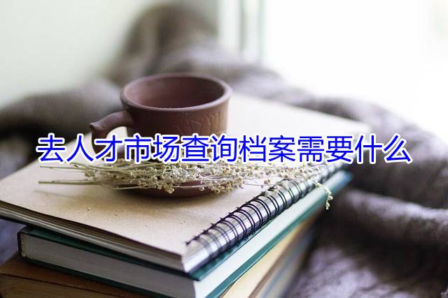 去人才市场查询档案需要什么