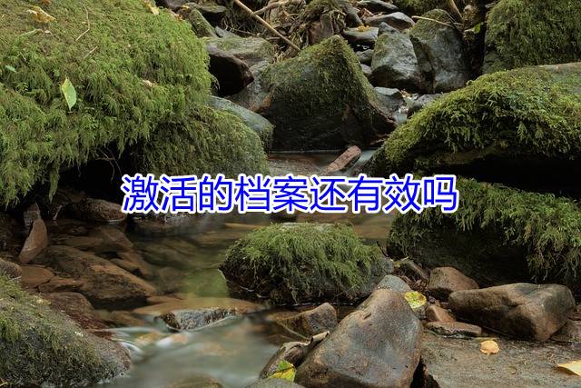 激活的档案还有效吗