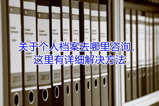 关于个人档案去哪里咨询，这里有详细解决方法