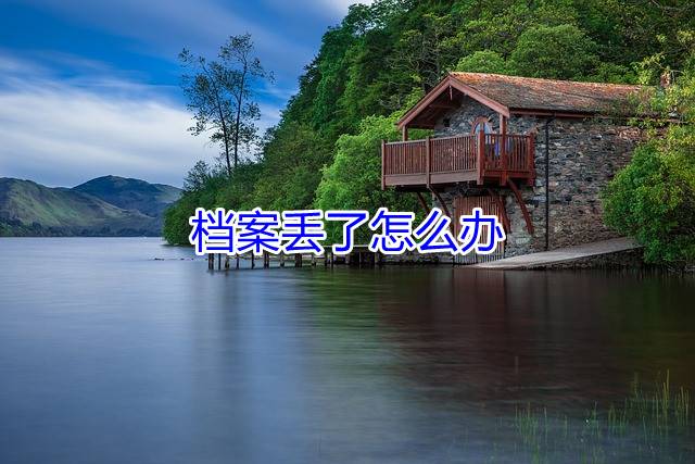 档案丢了怎么办