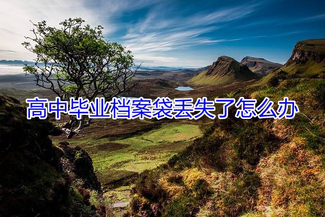 高中毕业档案袋丢失了怎么办