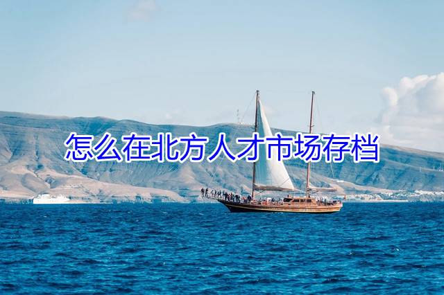 怎么在北方人才市场存档