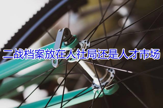 二战档案放在人社局还是人才市场