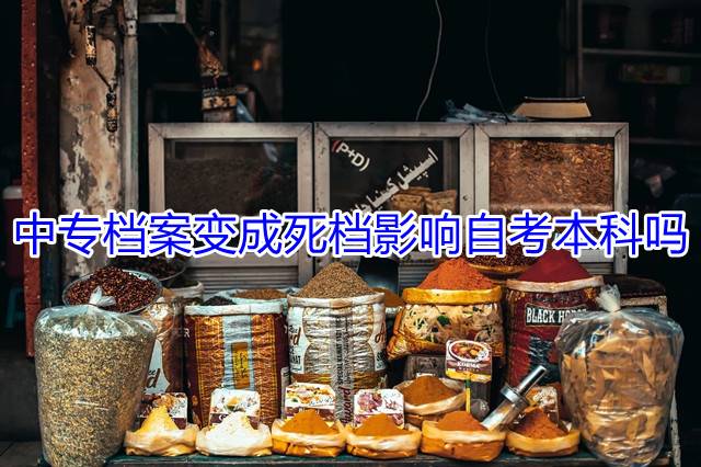 中专档案变成死档影响自考本科吗