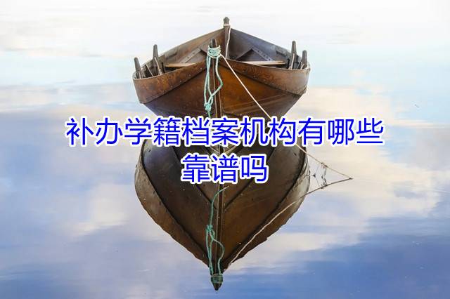 补办学籍档案机构有哪些，靠谱吗