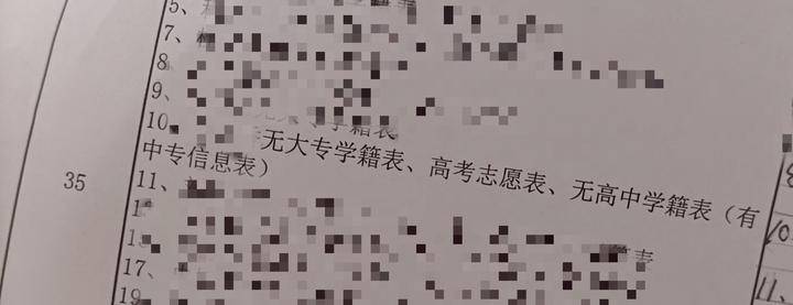 只有本科档案没有大专档案