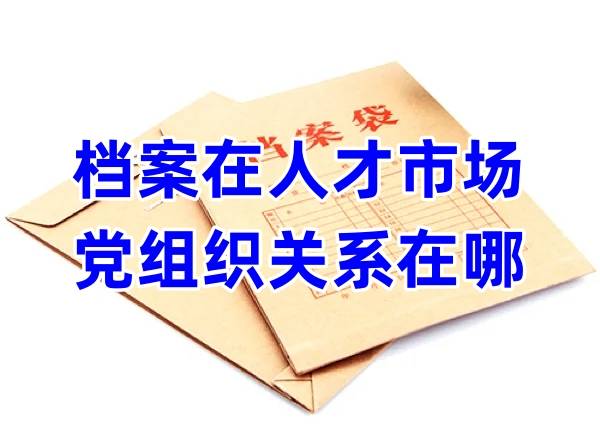 档案在人才市场,党组织关系在哪