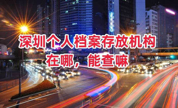 深圳个人档案存放机构在哪，能查嘛