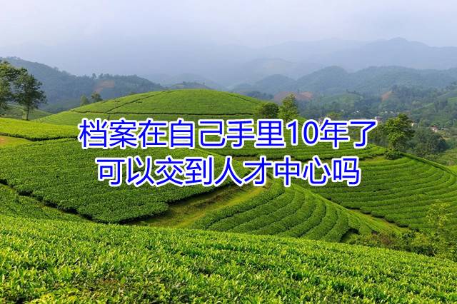档案在自己手里10年了可以交到人才中心吗