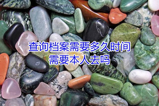 查询档案需要多久时间，需要本人去吗