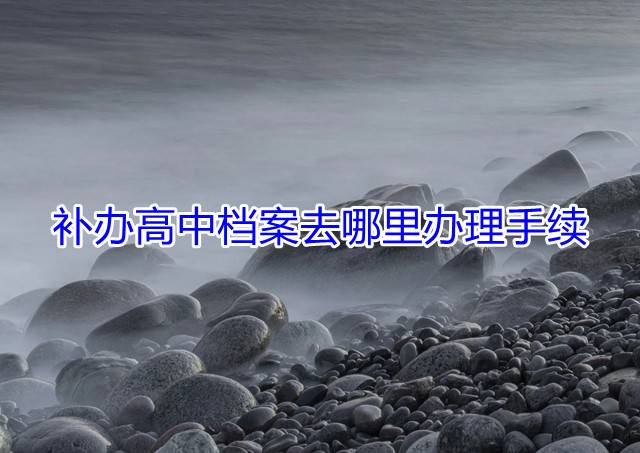 补办高中档案去哪里办理手续
