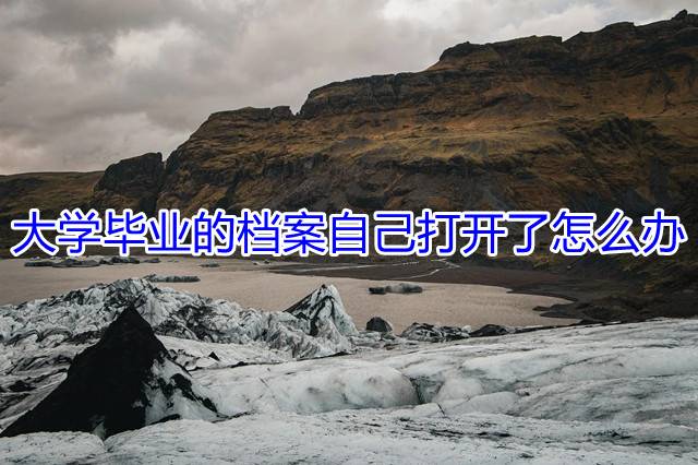 大学毕业的档案自己打开了怎么办