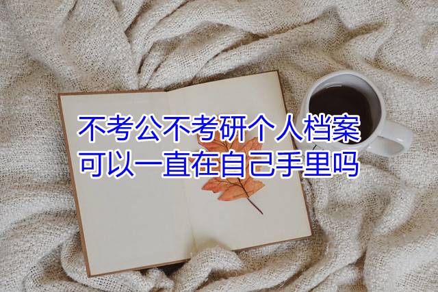 不考公不考研个人档案可以一直在自己手里吗