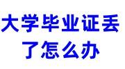 大学毕业证丢了怎么办，毕业十年了