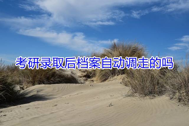 考研录取后档案自动调走的吗