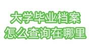 大学毕业档案怎么查询在哪里，人才中心能激活档案吗