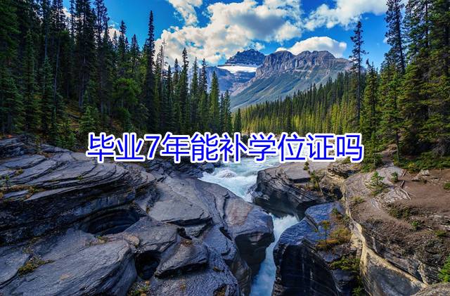 毕业7年能补学位证吗