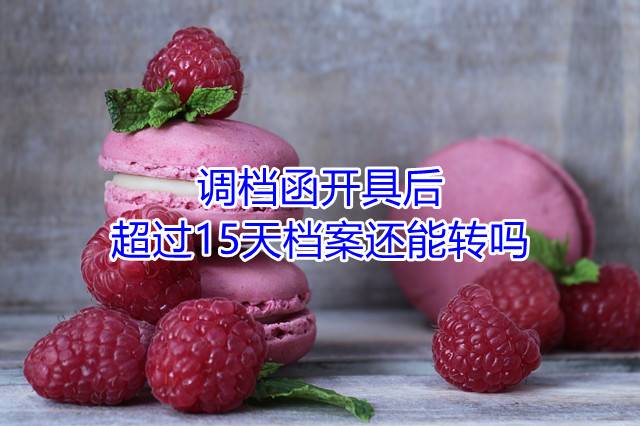 调档函开具后超过15天档案还能转吗