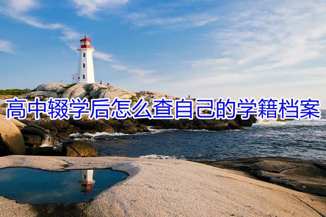 高中辍学后怎么查自己的学籍档案
