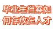 毕业生档案如何存放在人才市场，存档流程及所需材料来了