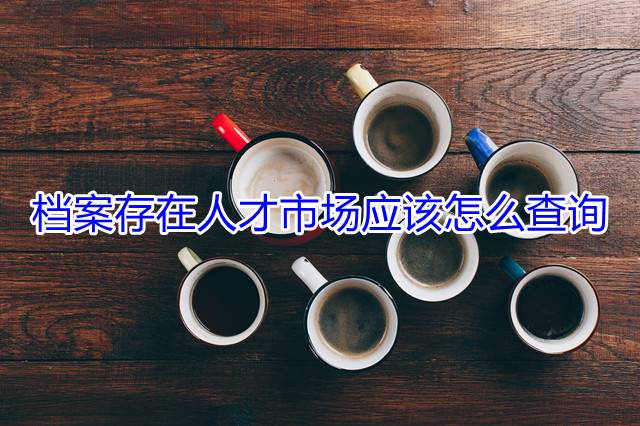 档案存在人才市场应该怎么查询