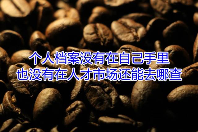 个人档案没有在自己手里也没有在人才市场，还能去哪查