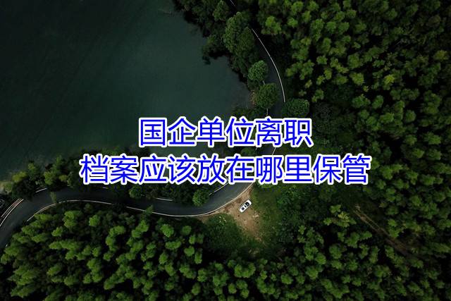 国企单位离职，档案应该放在哪里保管