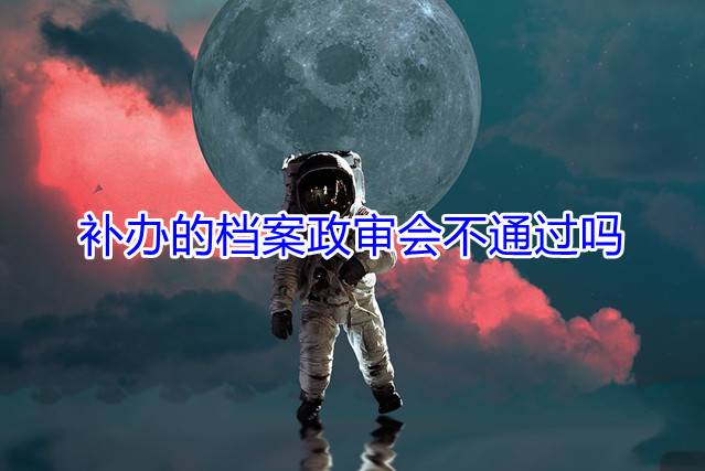 补办的档案政审会不通过吗