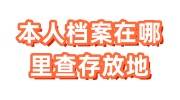 本人档案在哪里查存放地，可以复印吗