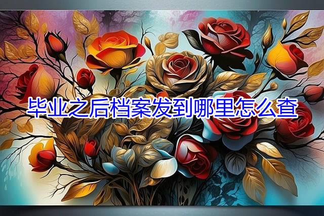 毕业之后档案发到哪里怎么查