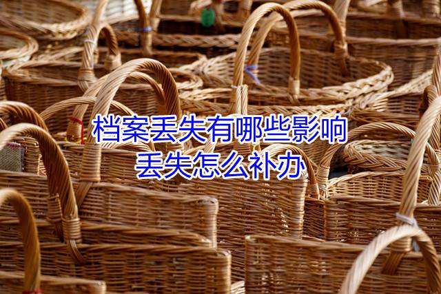 档案丢失有哪些影响，丢失怎么补办