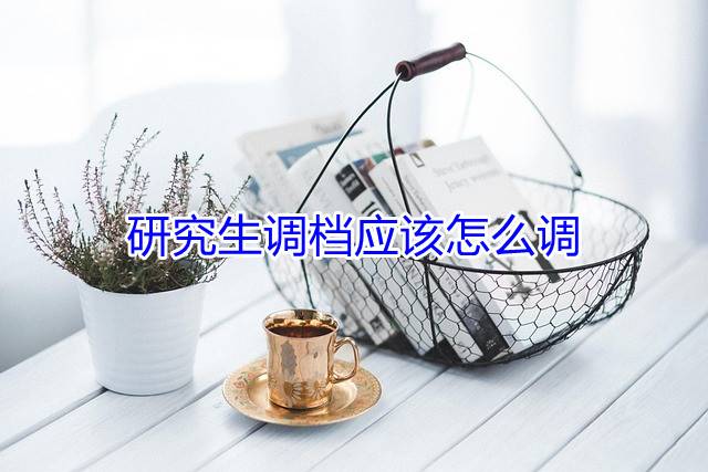 研究生调档应该怎么调
