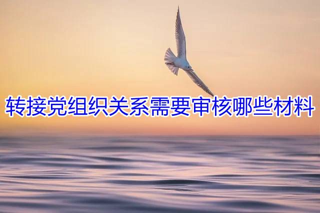 转接党组织关系需要审核哪些材料