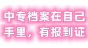 中专档案在自己手里，有报到证，如何放到人才市场