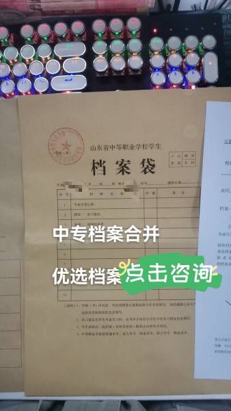 中专毕业档案在自己手里怎么处理，放在人才市场要带什么