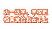 大一退学，学校把档案发给我在自己手上怎么激活存档