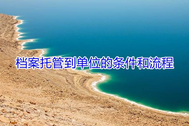 档案托管到单位的条件和流程