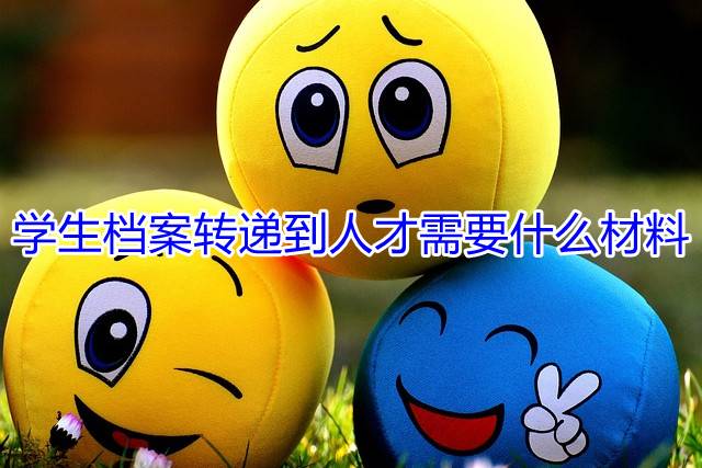 学生档案转递到人才需要什么材料