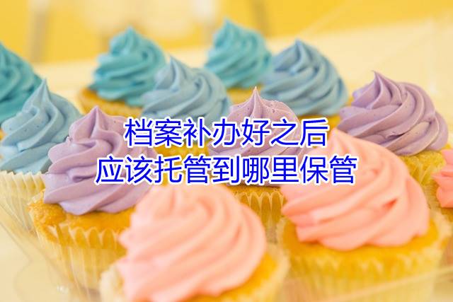 档案补办好之后应该托管到哪里保管