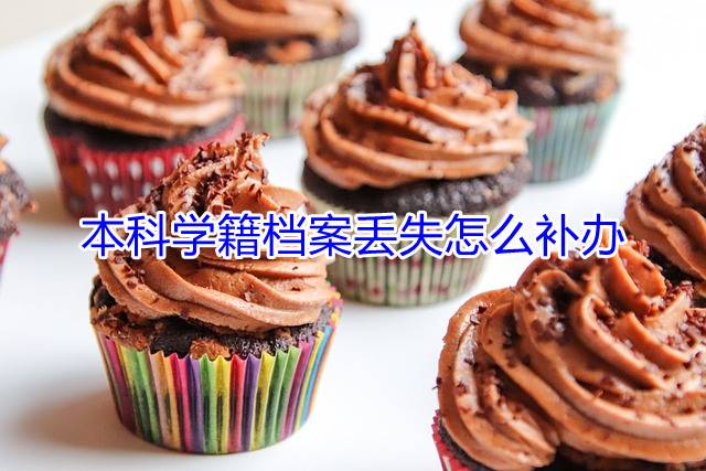 本科学籍档案丢失怎么补办